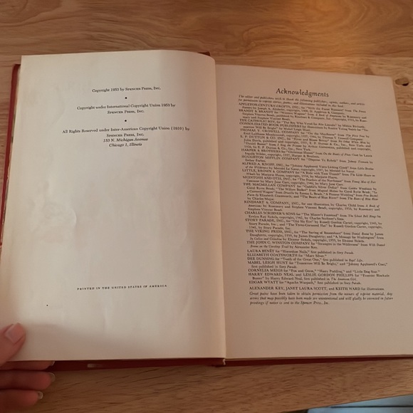 Along Blazed Trails The Children’s Hour Hardcover vintage 1953 book 11 - Picture 12 of 17